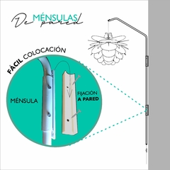 MÉNSULA LARGA + LÁMPARA DINAMIC en internet