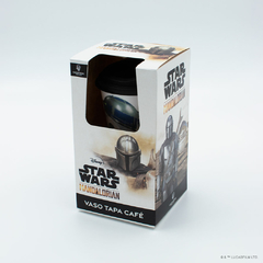 Imagen de Vaso Tapa Café - The Mandalorian - Grogu & R2-D2