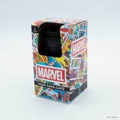 Vaso Tapa Café - Marvel Comics Black - comprar online