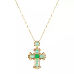 Colar Crucifixo Westminster Ouro - Elaine Palma