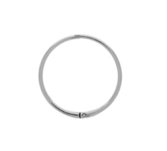 Bracelete Roliço P Ródio - comprar online