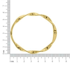 Bracelete Torcida Ouro - comprar online