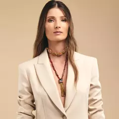 Colar Longo com Choker Ouro Velho - Peão - Camila Klein - comprar online