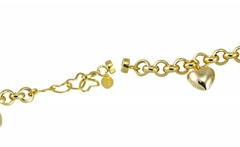 Pulseira 3 Corações - Venezza - Gold Skill - comprar online