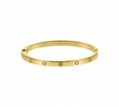 Bracelete Liso Dourado