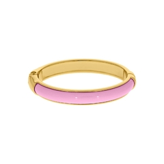 Bracelete Colors Rosa Claro Ouro