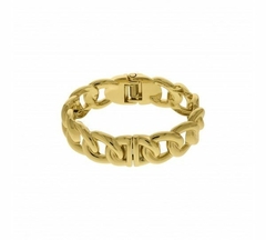 Bracelete Elos Vazados Dourado