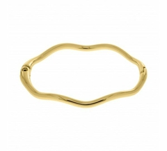 Bracelete Ondulado Dourado