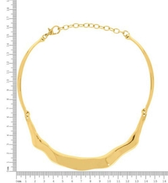 Aro Chocker Ouro Martelado - comprar online