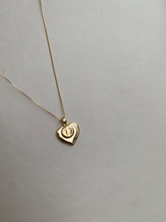 Colar Coração Pezinho Amor Verdadeiro Dourado - comprar online