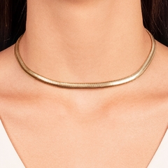 Colar Choker Snake Lisa Dourado - loja online