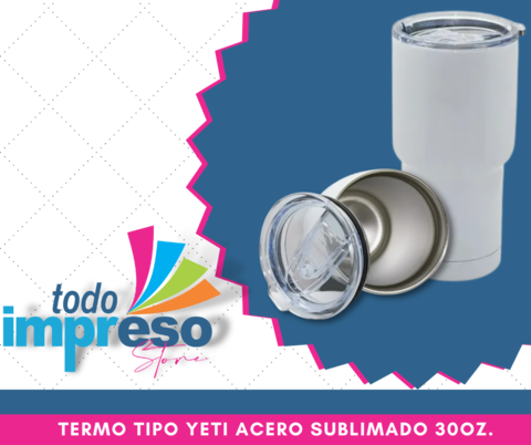 Termo 20oz Blanco Tipo Yeti