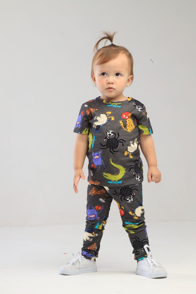 Legging Infantil Feminina Rosê com Poás - MatitoKids