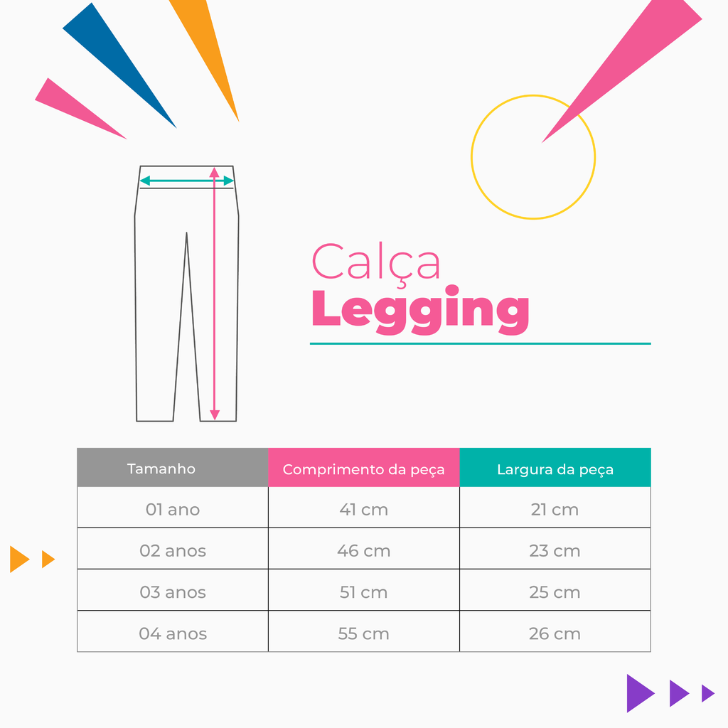 Legging Infantil Céu Estrelado