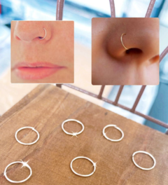 Piercing Argola De Nariz Prata