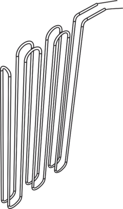 Resistencia de heladera No Frost G.E. / Mabe 410