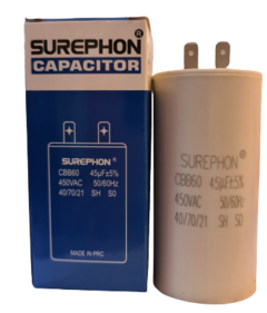 Capacitor Plastico CBB60-45MFD