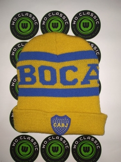 TOUCA BOCA JUNIOR AMARELA