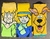 3 pares Scooby Doo - loja online