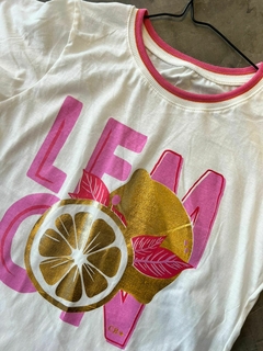 Remera limon foil - comprar online