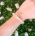 Pulseira Elastano em Quartzo Rosa - comprar online