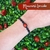 Pulseira Esfera Única com Jaspe Vermelho - Ateliê Paz, Amor & Linha