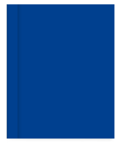 Cuaderno Tapa Dura Rayado Azul Liso