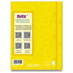 Cuaderno MAX con QR Enciclopedia Digital Amarillo Cromitos 48 hojas