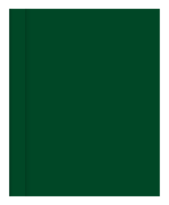 Cuaderno Tapa Dura Rayado Verde Liso