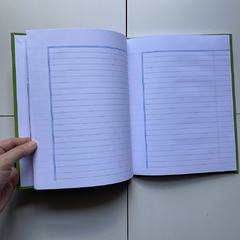 Cuaderno Tapa Dura Rayado Azul Cromitos - tienda online