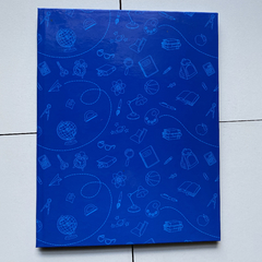 Cuaderno Tapa Dura Rayado Azul Cromitos en internet