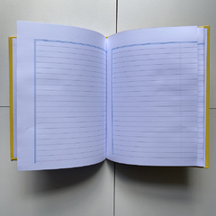 Cuaderno Tapa Dura Rayado Azul Pintitas en internet