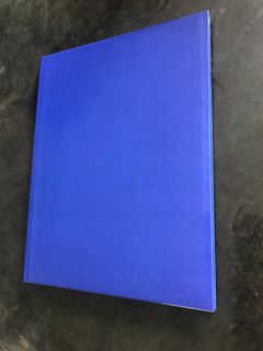Cuaderno Tapa Dura Rayado Azul Liso - comprar online