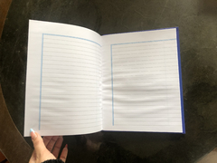 Cuaderno Tapa Dura Rayado Azul Liso - Editorial Ruy díaz