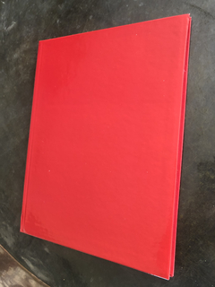Cuaderno Tapa Dura Rayado Rojo Liso - comprar online