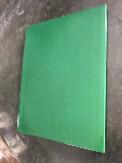 Cuaderno Tapa Dura Rayado Verde Liso - comprar online