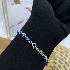 Pulseira Olho Grego Azul Escuro