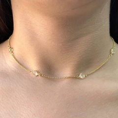 Choker Elo Português com Gotas - comprar online