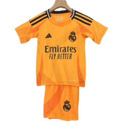 Camisa Infantil Real Madrid 2024/25 Adidas Torcedor - Laranja