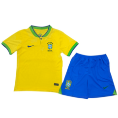 KIT INFANTIL SELEÇÃO BRASILEIRA 2022/2023 COPA DO MUNDO