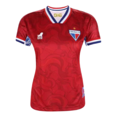 Camisa Fortaleza Copa do Nordeste 23/24 n 18 Jogador Leão 1918 Feminina