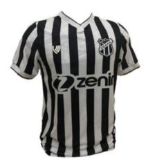 Camisa Ceará Vozão Jogo 1 Oficial com Patrocinio 23/24 - Preto+Branco