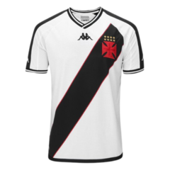 Camisa Vasco II 24/25 s/n° Torcedor Kappa Masculina - Branco+Preto