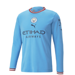 CAMISA MANGA LONGA MANCHESTER CITY 2023, UNIFORME TITULAR, DRY CELL