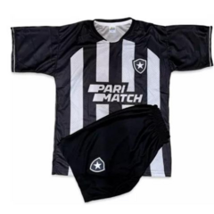 Kit Conjunto Infantil Juvenil Futebol Botafogo