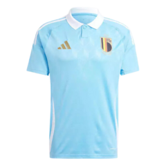 Camisa Bélgica II 2024/25 - Torcedor Adidas Masculina - Azul