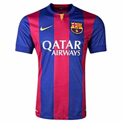 Camisa Barcelona Retro 2014/15 I Azul e Grená