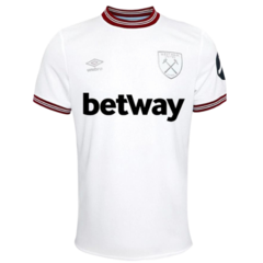 Camisa West Ham Away 23/24 sn° Torcedor Masculino - Branco