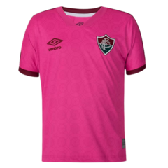 Camisa Fluminense 23/24 s/n° Outubro Rosa Umbro Feminina - Rosa+Vinho