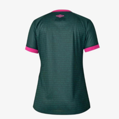 Camisa Feminina Umbro Fluminense 2023 (Atleta) - Verde+Rosa - comprar online